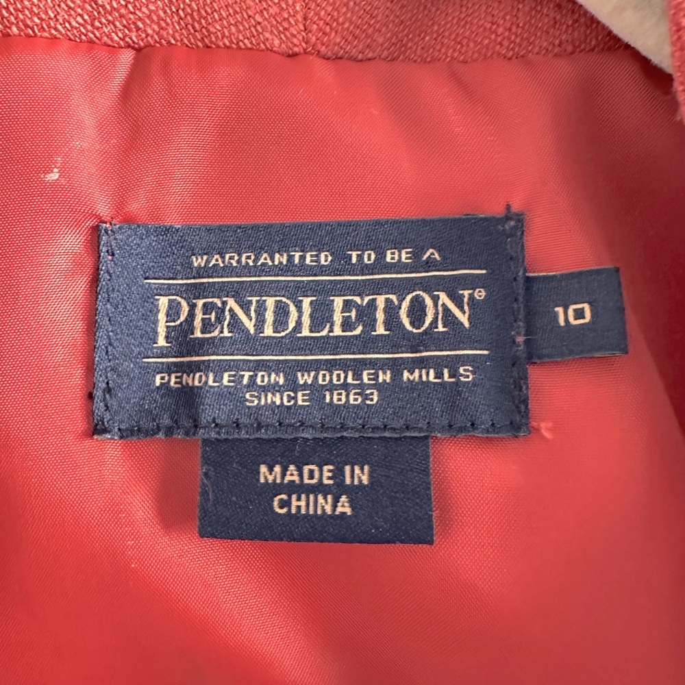 Pendleton Red Blazer - image 4